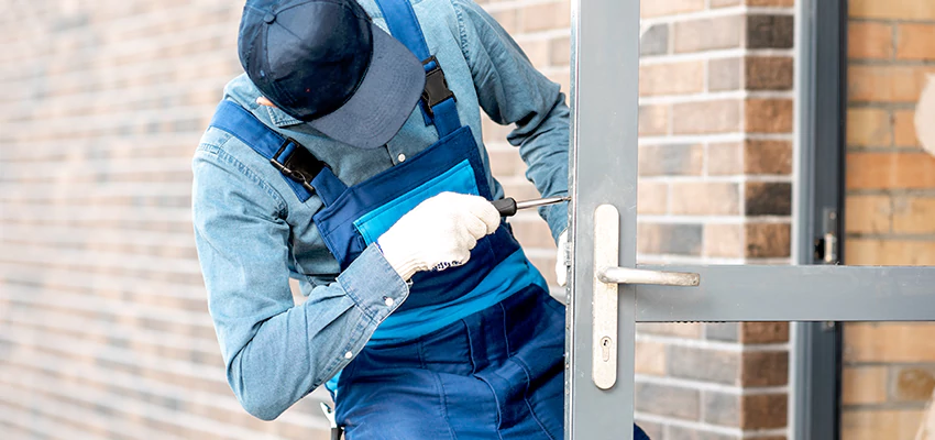 Pivot Storefront Door Locks Installation in Fullerton, California